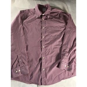 Brooks Brothers Regent Fit Shirt XL Red Gingham Check Button Down Stretch Cotton